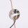 Wandlampe Stahl Taupe Schalter E14 B:14cm wohnlich