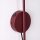 Wandleuchte mit Schalter Stahl Burgund E14 T:61 cm