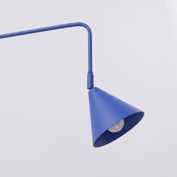 Wandlampe mit Schalter Stahl Ultramarin E14 H:30cm