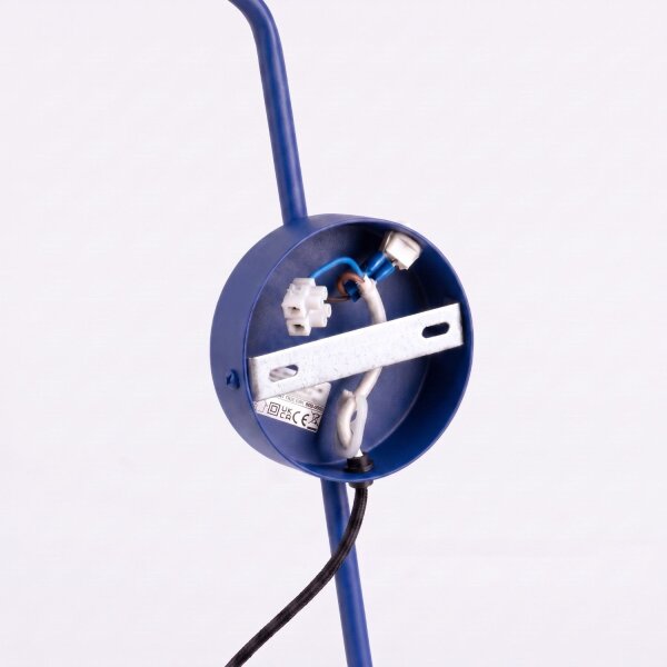 Wandlampe mit Schalter Stahl Ultramarin E14 H:30cm