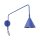 Wandlampe mit Schalter Stahl Ultramarin E14 H:30cm