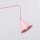 Wandlampe Stahl Rosa Schalter E14 B:14 cm wohnlich