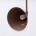 Wandlampe Stahl Braun Schalter E14 T:61cm wohnlich