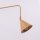 Wandlampe Stahl Gold Schalter 2-flammig E14 B:150cm