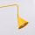 Wandlampe Stahl Gelb Schalter 2-flammig E14 B:150cm