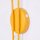 Wandlampe Stahl Gelb Schalter 2-flammig E14 B:150cm