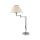 Tischleuchte SELUSSA Chrom Wei&szlig; verstellbar Lampe