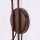 Wandlampe Stahl Braun Schalter 2-flammig E14 H:30cm