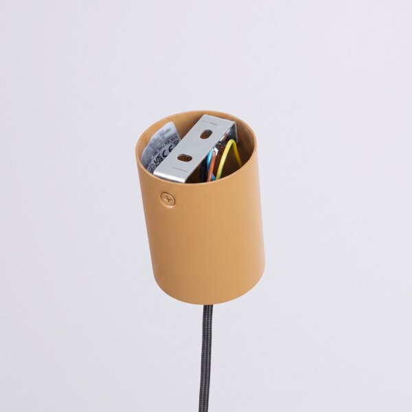 Pendelleuchte Stahl Gold Modern E27 Ø24,5 cm rund