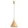 Pendelleuchte Stahl Gold Modern E27 Ø24,5 cm rund