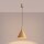 Pendelleuchte Stahl Gold Modern E27 Ø24,5 cm rund
