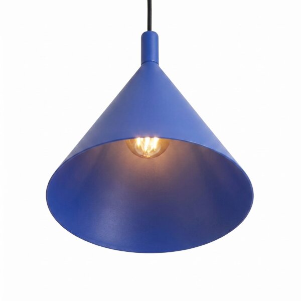 Pendelleuchte Stahl Ultramarin E27 Ø24,5 cm rund Modern