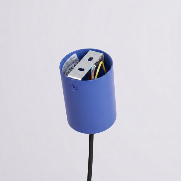 Pendelleuchte Stahl Ultramarin E27 Ø24,5 cm rund Modern