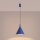 Pendelleuchte Stahl Ultramarin E27 Ø24,5 cm rund Modern