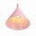 Pendelleuchte Stahl Rosa E27 Ø24,5cm wohnlich rund