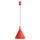 Pendelleuchte Stahl Rot Modern E27 Ø24,5 cm rund