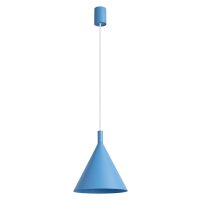 Hängelampe Stahl Hellblau E27 Ø24,5cm...