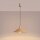 Pendelleuchte Stahl Gold Modern E27 Ø40 cm rund