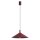 Pendelleuchte Stahl Burgund Modern E27 Ø40 cm rund