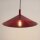 Pendelleuchte Stahl Burgund Modern E27 Ø40 cm rund