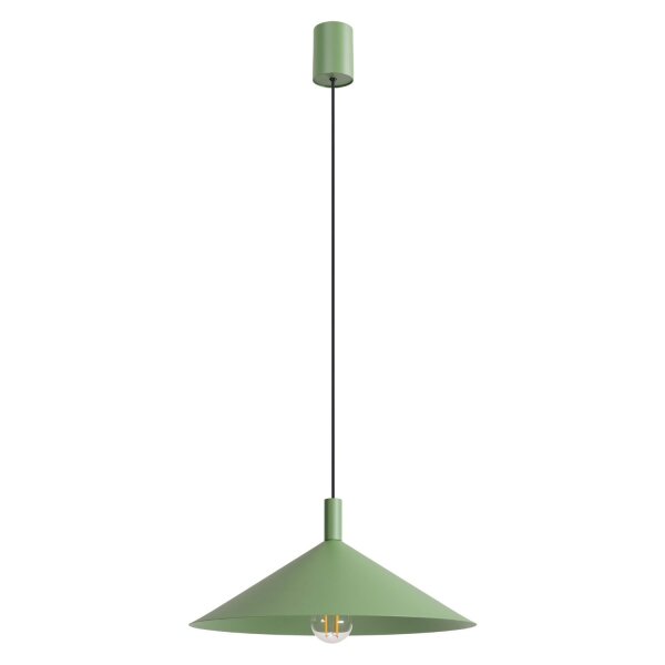 Pendelleuchte Stahl Salbei Modern E27 Ø40 cm rund