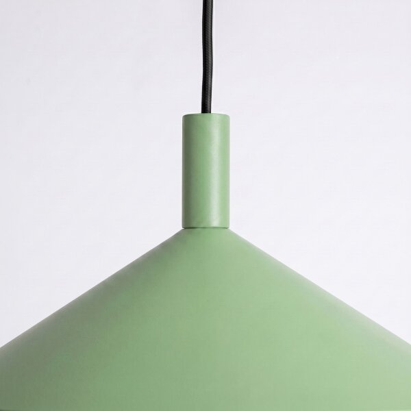 Pendelleuchte Stahl Salbei Modern E27 Ø40 cm rund