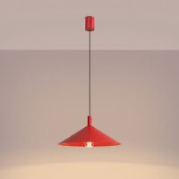 Hängelampe Stahl Rot Modern E27 Ø40cm...