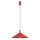 Hängelampe Stahl Rot Modern E27 Ø40cm wohnlich rund