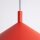 Hängelampe Stahl Rot Modern E27 Ø40cm wohnlich rund
