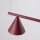 Pendelleuchte Stahl Burgund 4-flammig E14 L:122 cm
