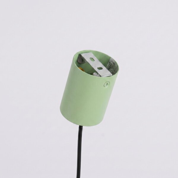 Pendelleuchte Stahl Salbei 4-flammig E14 L:122 cm