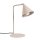 Tischlampe schwenkbar drehbar Stahl Taupe E14 H:35cm