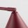 Tischlampe schwenkbar drehbar Stahl Burgund E14 H:35cm