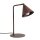 Tischlampe schwenkbar drehbar Stahl Braun E14 H:35cm
