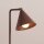 Tischlampe schwenkbar drehbar Stahl Braun E14 H:35cm