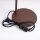Tischlampe schwenkbar drehbar Stahl Braun E14 H:35cm