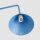 Tischlampe schwenkbar drehbar Stahl Hellblau E14 H:35cm