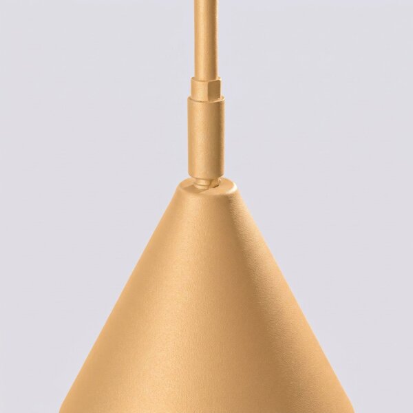 Stehlampe schwenkbar drehbar Stahl Gold E14 H:165cm