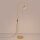 Stehlampe schwenkbar drehbar Stahl Gold E14 H:165cm