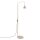 Stehlampe schwenkbar drehbar Stahl Taupe E14 H:165cm