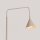 Stehlampe schwenkbar drehbar Stahl Taupe E14 H:165cm