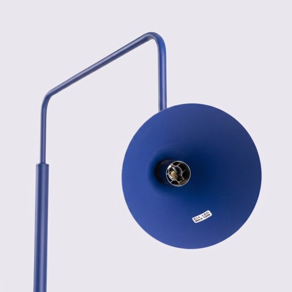 Stehlampe schwenkbar drehbar Stahl Ultramarin E14 165cm