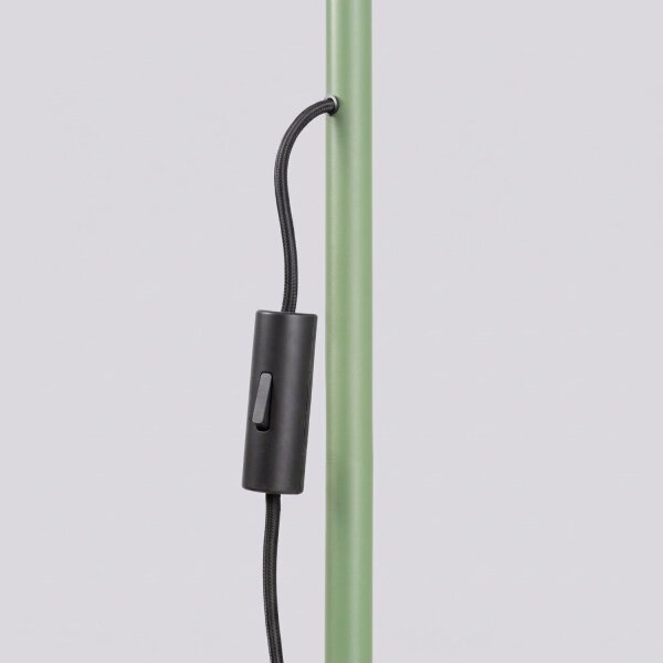 Stehlampe schwenkbar drehbar Stahl Salbei E14 H:165cm