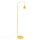 Stehlampe schwenkbar drehbar Stahl Gelb E14 H:165cm