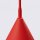 Stehlampe schwenkbar drehbar Stahl Rot E14 H:165cm