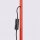 Stehlampe schwenkbar drehbar Stahl Rot E14 H:165cm