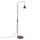 Stehlampe schwenkbar drehbar Stahl Braun E14 H:165cm