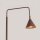 Stehlampe schwenkbar drehbar Stahl Braun E14 H:165cm