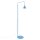 Stehlampe schwenkbar drehbar Stahl Hellblau E14 H:165cm