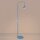 Stehlampe schwenkbar drehbar Stahl Hellblau E14 H:165cm